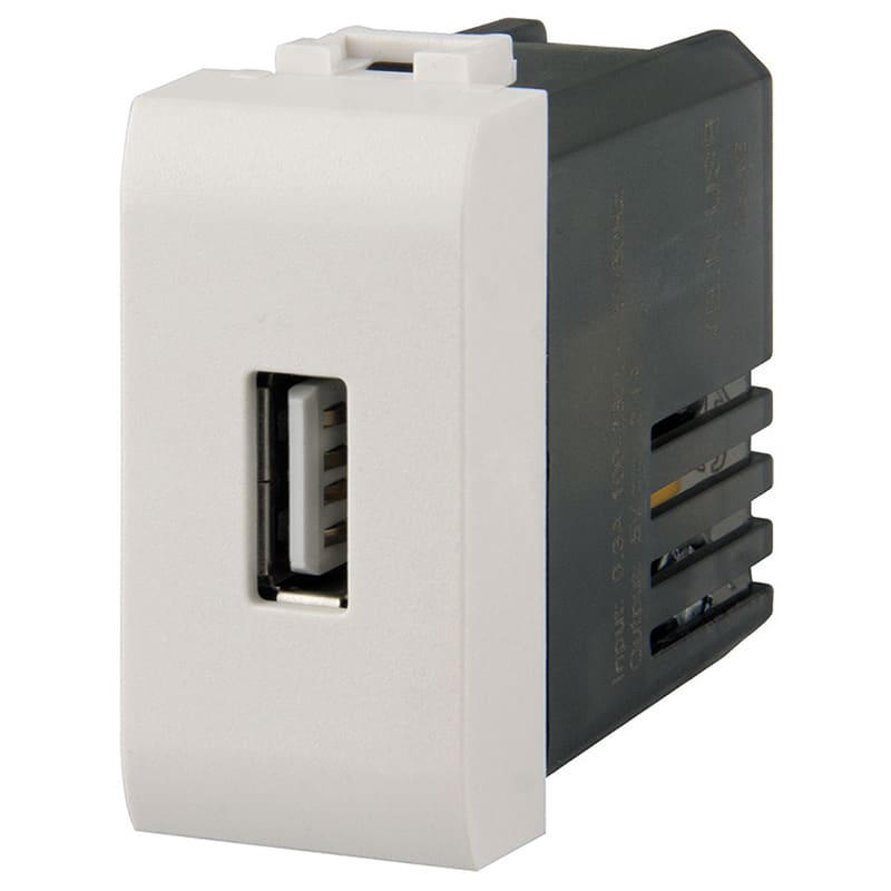ELCART DISTRIBUTION - PRESA USB 2.1A COMP.BTICINO MATIX