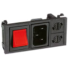 ELCART DISTRIBUTION - SPINA PAN. INT.LUM.ROSSO E 2 PORT 130121000