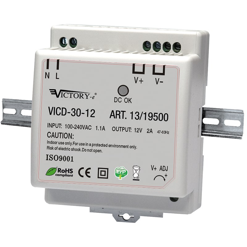 ELCART DISTRIBUTION - ALIM. SWITCH. DIN  45W 24V  1 OUT