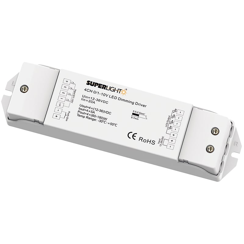 ELCART DISTRIBUTION - INTERR.DIMMER CONTR.1-10V 4CA 5A 132208600