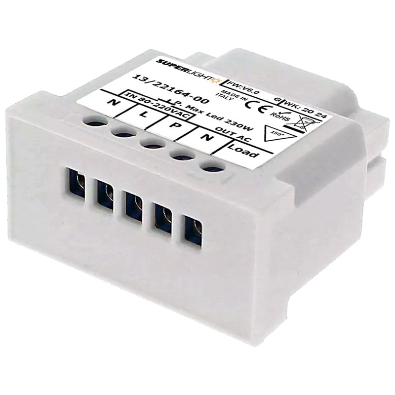 ELCART DISTRIBUTION - DIMMER SLIM PUSH 220V 1A