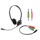 ELCART DISTRIBUTION - CUFFIA 3,5MM C/MICROFONO E ADATT. 140010900