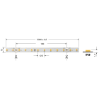ELCART DISTRIBUTION - STR.LED 14,4W/M BF 24V IP20 CRI90