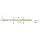 ELCART DISTRIBUTION - STR.LED 19.2W/M BN 24V IP20 CRI90