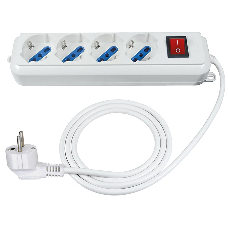 ELCART DISTRIBUTION - PRESA MUL.4 POSTI C/CAVO *SHUKO*