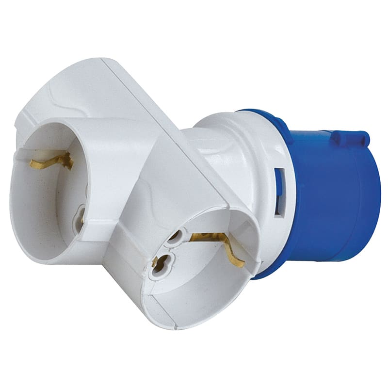 ELCART DISTRIBUTION - ADATTATORE SPINA CEE/3 PR.SCHUKO 280324000