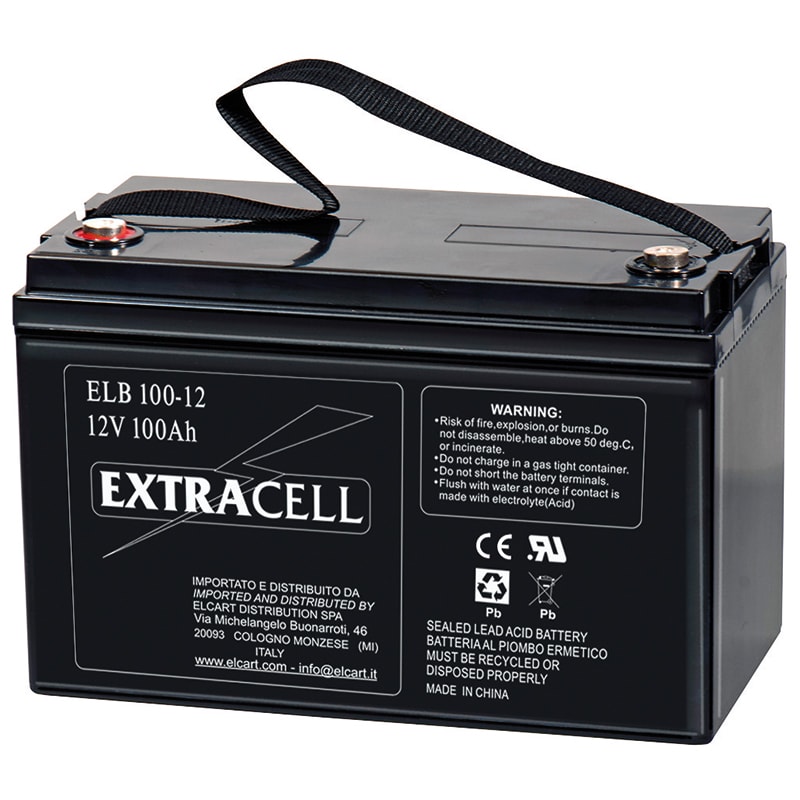 ELCART DISTRIBUTION - BATTERIA RIC.PIOMBO 12V 100 AH