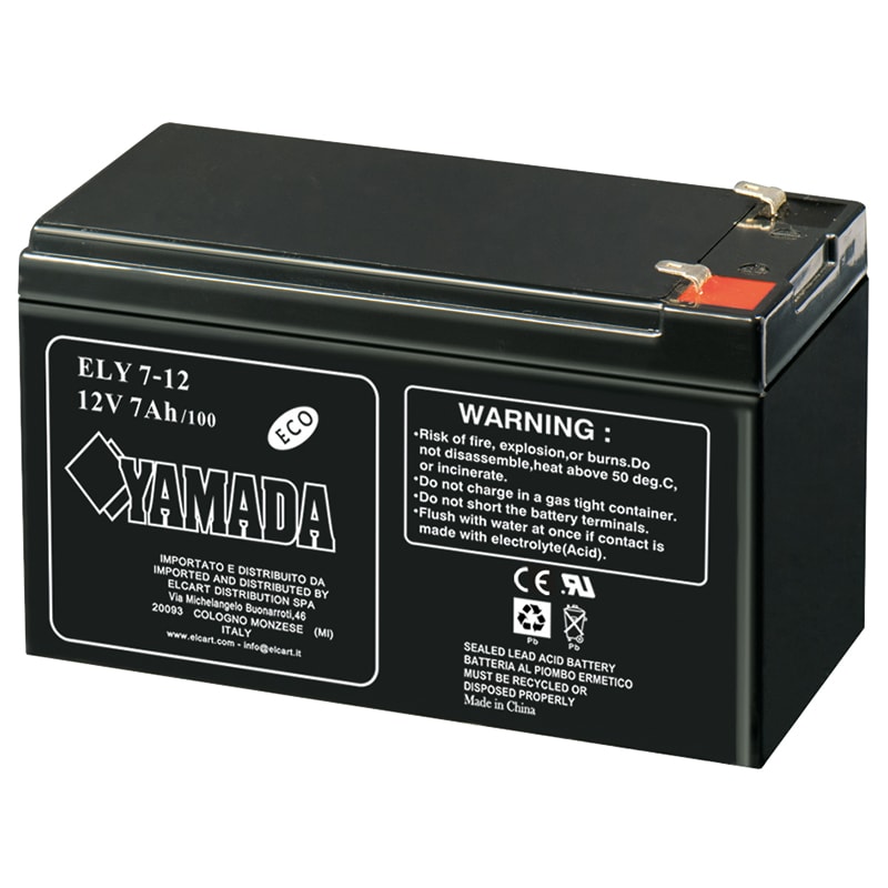 ELCART DISTRIBUTION - BATTERIA RIC.PIOMBO 12V 7AH ECO