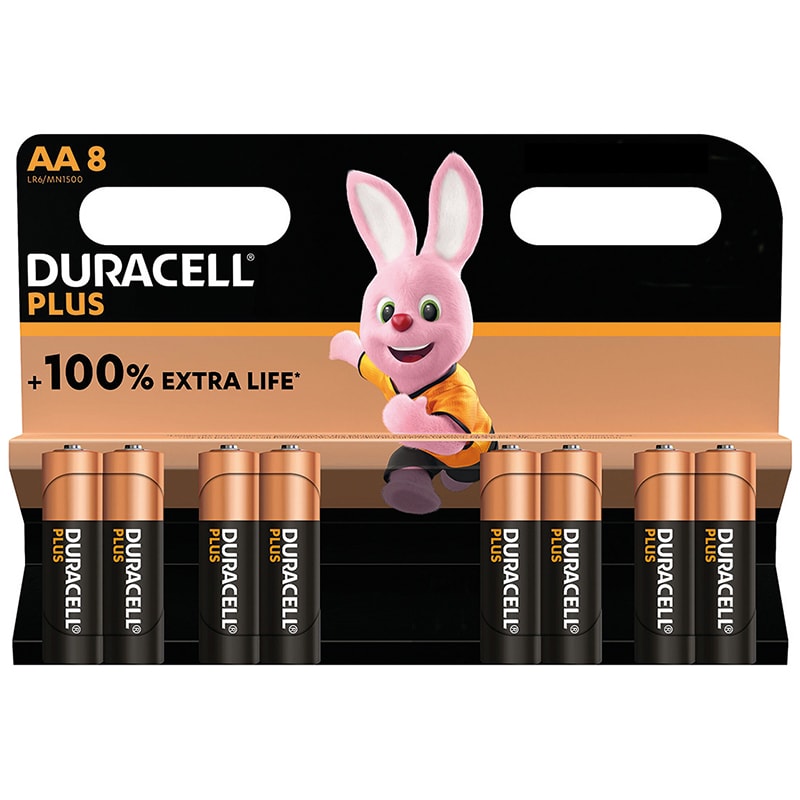 ELCART DISTRIBUTION - 8 PZ BATTERIA STILO 1,5V DURACELL