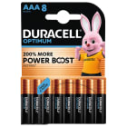 ELCART DISTRIBUTION - 8 PZ PILE AAA DURACELL OPTIMUM 302541000