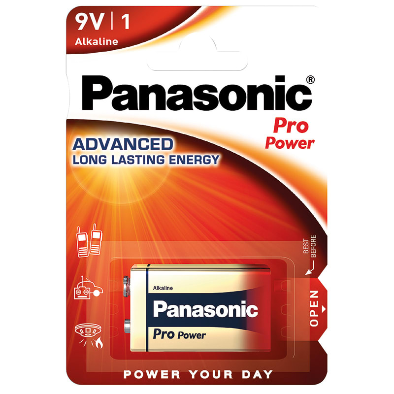 ELCART DISTRIBUTION - PILA 9V PROPOWER PANASONIC BL.1