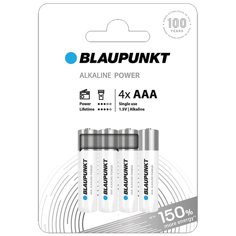 ELCART DISTRIBUTION - PILA AAA BLAUPUNKT ALK.POWER BL.4