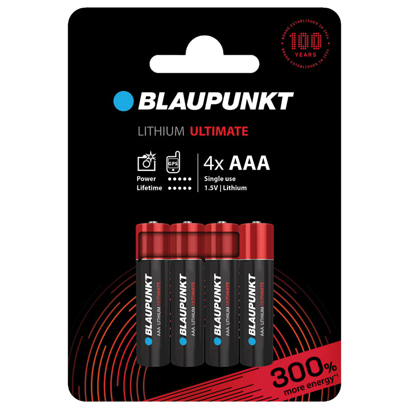 ELCART DISTRIBUTION - PILA AAA BLAUPUNKT AL LITIO BL.4 303351000