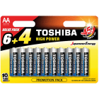 ELCART DISTRIBUTION - PILA AA HIGH POWER TOSHIBA BL.6+4