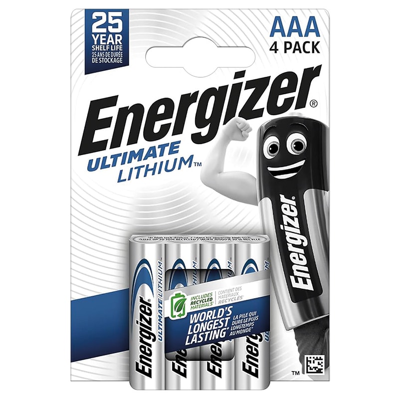ELCART DISTRIBUTION - PILA AAA LITIO ENERGIZER ULTIM.B4
