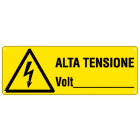 ELCART DISTRIBUTION - CARTELLO PERICOLO ALTA TENSIONE 352027000