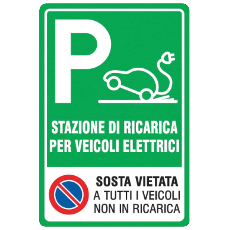 ELCART DISTRIBUTION - CARTELLO STAZIONE RICAR. VEICOLI