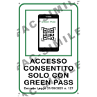 ELCART DISTRIBUTION - ETICHETTA ACCESSO CON GREEN PASS