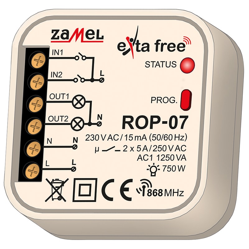 ELCART DISTRIBUTION - RICEVITORE SISTEMA EXTA FREE 2CH 360050400