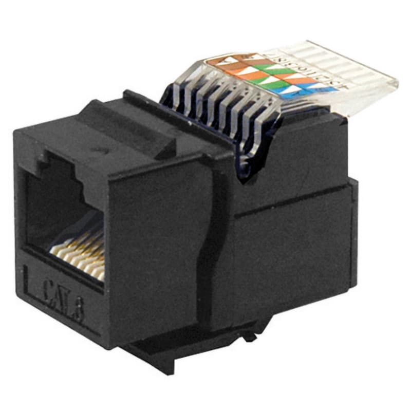 ELCART DISTRIBUTION - PRESA KEYSTONE CAT.6 NON SCH.NERO 401345000