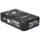 ELCART DISTRIBUTION - KVM VGA 2 PORTE USB CON SWITCH