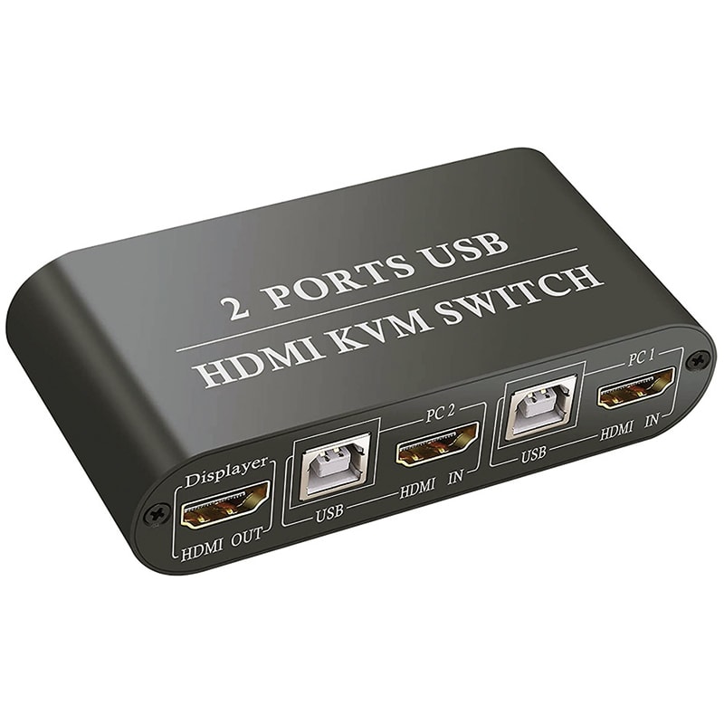 ELCART DISTRIBUTION - KVM HDMI 2 PORTE USB CON SWITCH 407101000