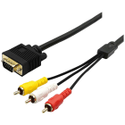 ELCART DISTRIBUTION - CAVO VGA 15P M/3 RCA M 1,5MT