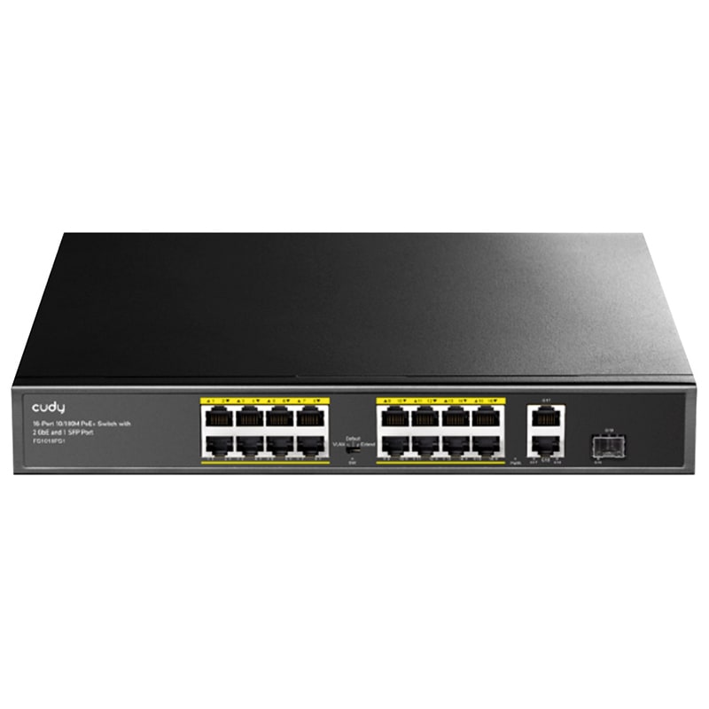CUDY - SWITCH POE 16P10/100M +1P GIGA+1S 429867300