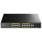CUDY - SWITCH POE 16P10/100M +1P GIGA+1S 429867300