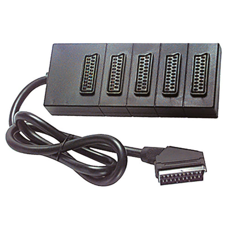 ELCART DISTRIBUTION - PRESA MULTIPLA SCART X 5 (1 MT) 450743600