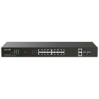 TENDA - SWITCH POE GIGABIT 16P +2P +2SFP IP-COM