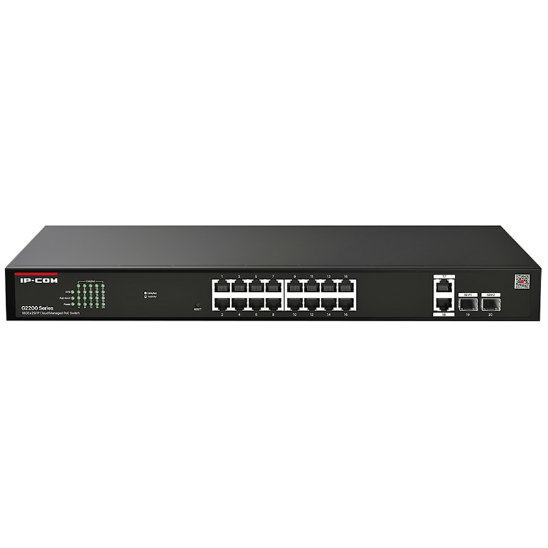 TENDA - SWITCH POE GIGA16P POE+2SFP+2GIGA IP-COM