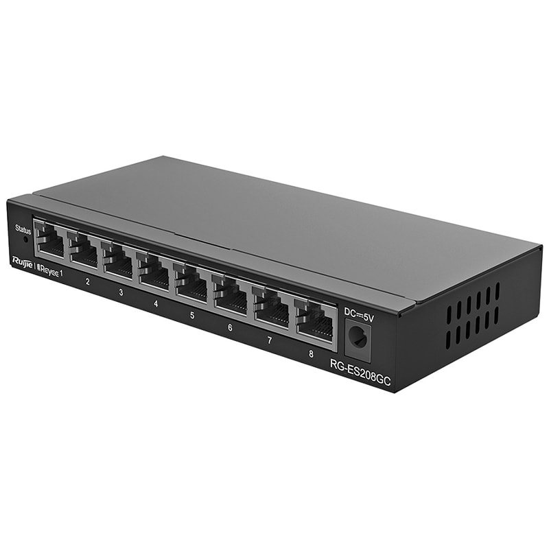 RUIJIE - SWITCH 8 PORTE GIGABIT