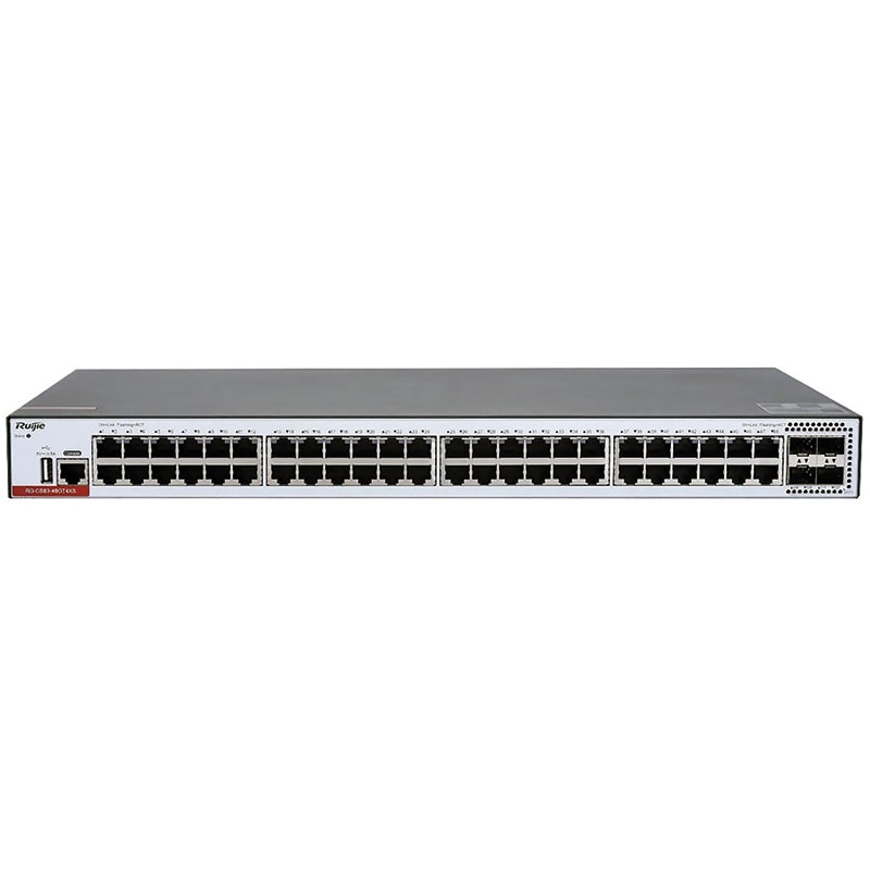 RUIJIE - SWITCH MANAGED L3 48P GIGA+4P SFP 490407000