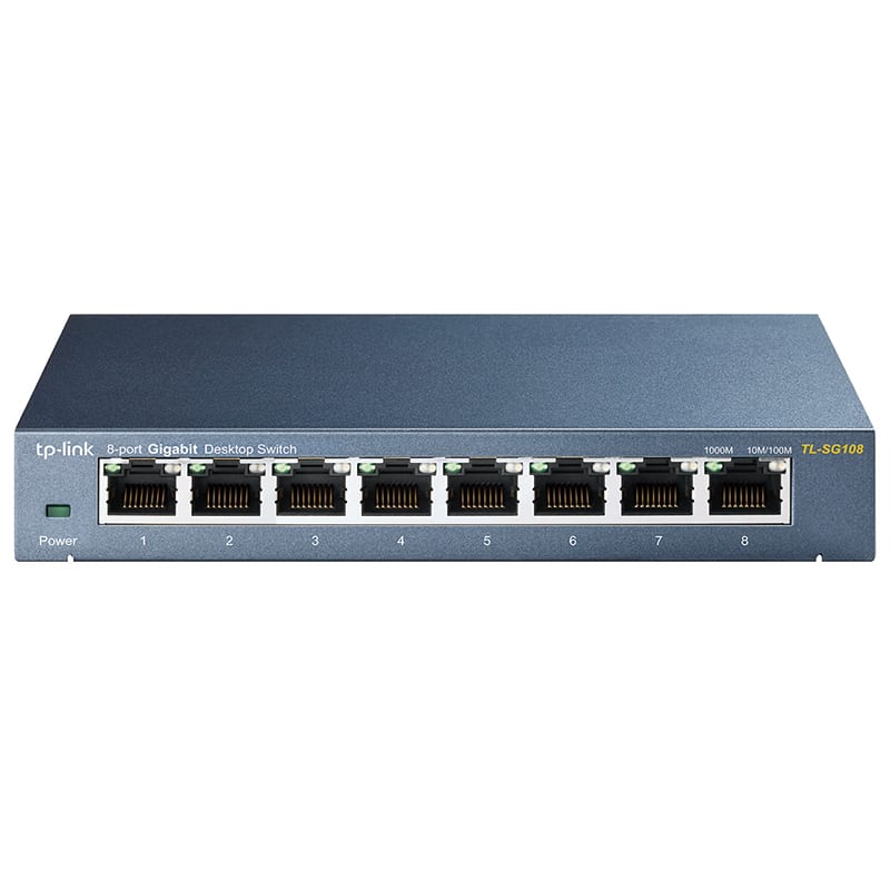 TP-LINK - TL-SG108 SWITCH 8 PORTE GIGABIT M 490624000