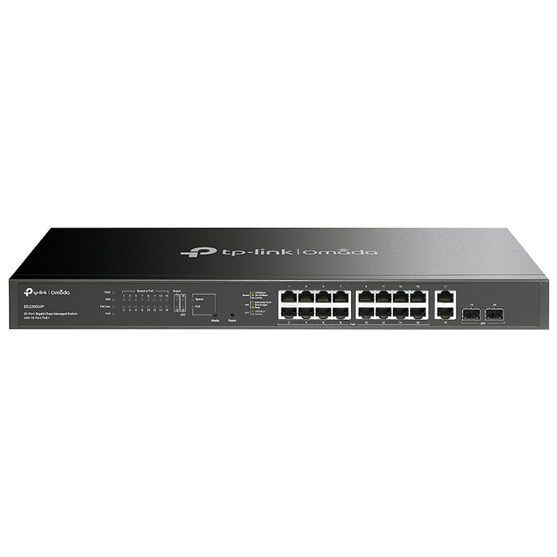TP-LINK - ES220GMP SWITCH EASY MANAGED20PGI