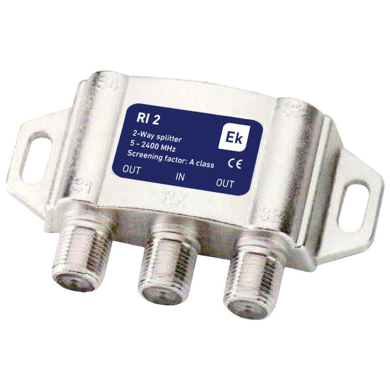 ELCART DISTRIBUTION - PARTITORE CON CONN. F 2 USCITE