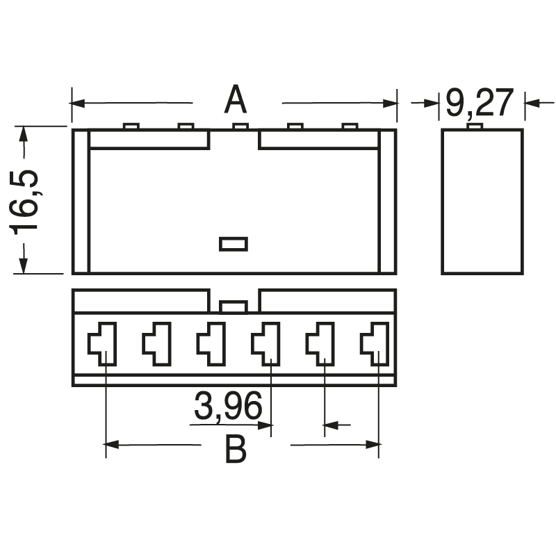 ELCART DISTRIBUTION - 280590 CONN. MODU1 F 2P