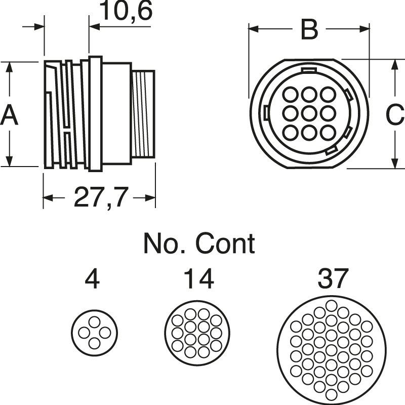 ELCART DISTRIBUTION - 183083-1 CONN.VOL.REV. CPC1 F 4P 984627200