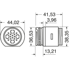 ELCART DISTRIBUTION - 207486-2 CONN. VOL. CPC4 M 16P 984628100