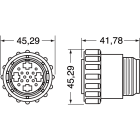 ELCART DISTRIBUTION - 207485-1 CONN. VOL. CPC4 F 16P 984628200