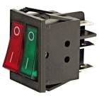 ELCART DISTRIBUTION - DOPPIO INTERR. ROSSO/VERDE LUMIN