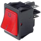 ELCART DISTRIBUTION - INTERRUTTORE BIPOL. LUM.  ROSSO