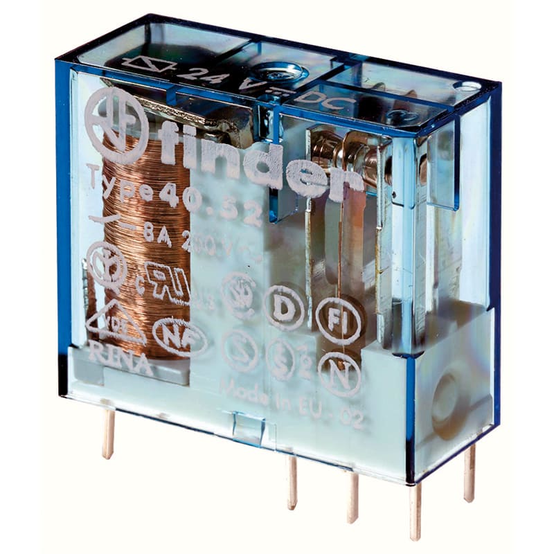 ELCART DISTRIBUTION - RELE' MINIAT. 2 SC. 6 V CC 8 A