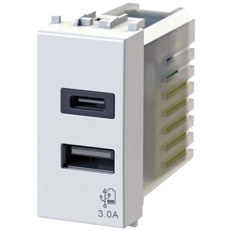ELCART DISTRIBUTION - PRESA USB 3.0A COMP.VIMAR PLANA