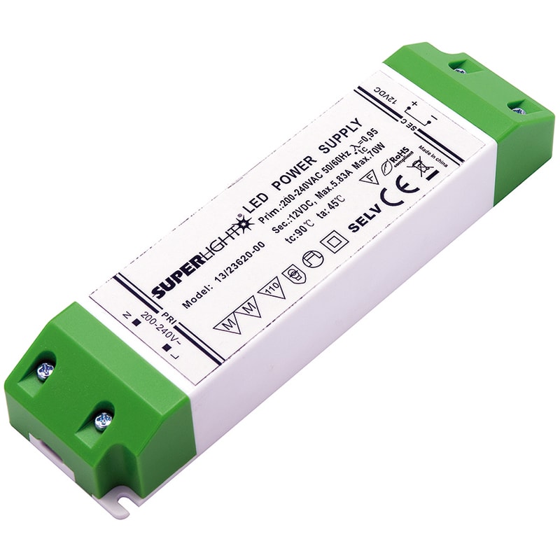 ELCART DISTRIBUTION - LED DRIVER SLIM 70W 12VCC