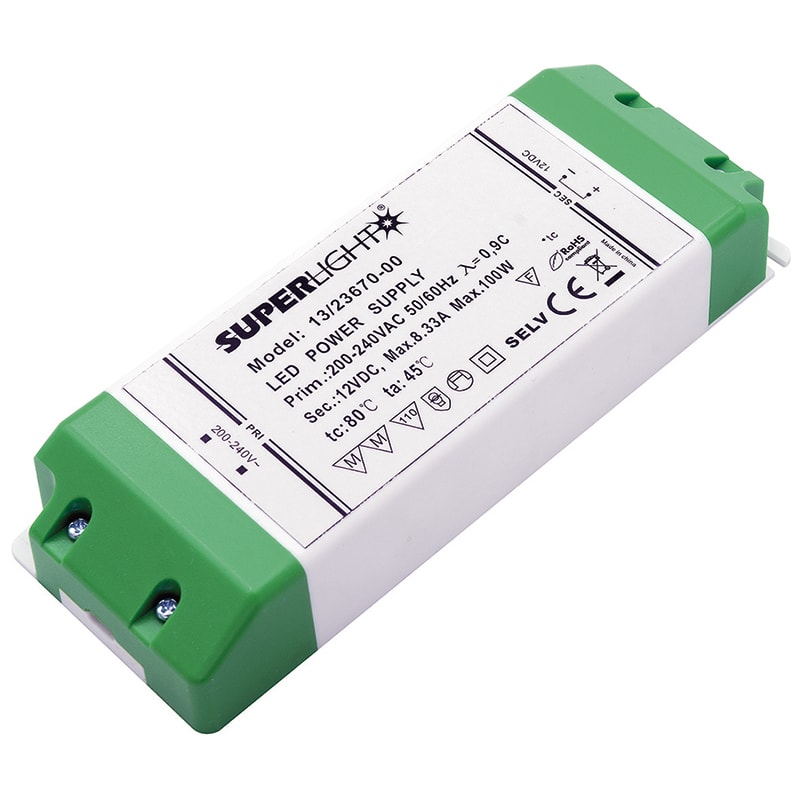 ELCART DISTRIBUTION - LED DRIVER SLIM 100W 24VCC