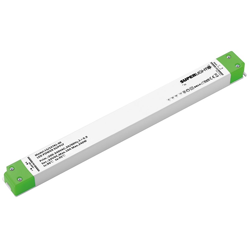 ELCART DISTRIBUTION - LED DRIVER 240W 24VCC SLIM LINEAR