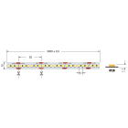 ELCART DISTRIBUTION - LEDSTRIP 20W/MT 24V BCALDO  IP20