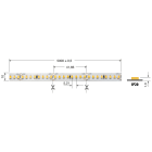 ELCART DISTRIBUTION - STR.LED 34W/M BF 24V IP20 CRI90